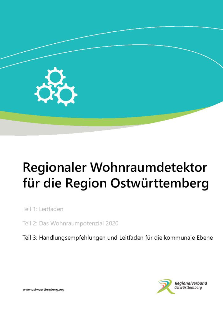 Regionaler Wohnraumdetektor, Teil 3: Handlungsempfehlungen und Leitfaden für die kommunale Ebene